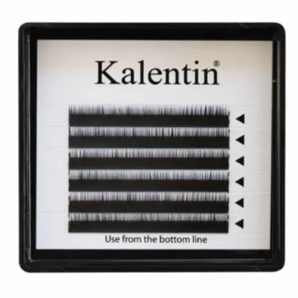 Kalentin Extensión de Cejas Curl I Black 6mm